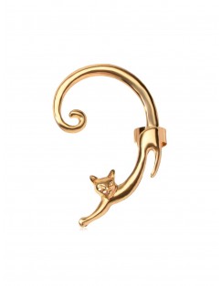 1PC Alloy Kitten Ear Cuff - Gold